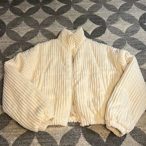 Crop Puffer Jacket Size Small